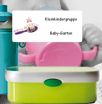 Selvklebende Navnelapper
